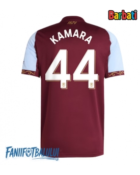 Aston Villa Boubacar Kamara #44 Tricou Fotbal Replică 2025-26 Barbati Acasa
